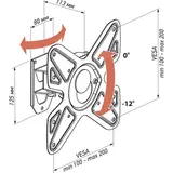 Vobix кронштейні VX 4012 26″ - 40″ - фото 3