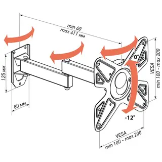 Кронштейн Vobix VX 4014 26″ - 40″