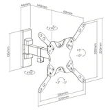 Кронштейн функциональный ARG LDA21-221 13″ - 42″ - фото 2