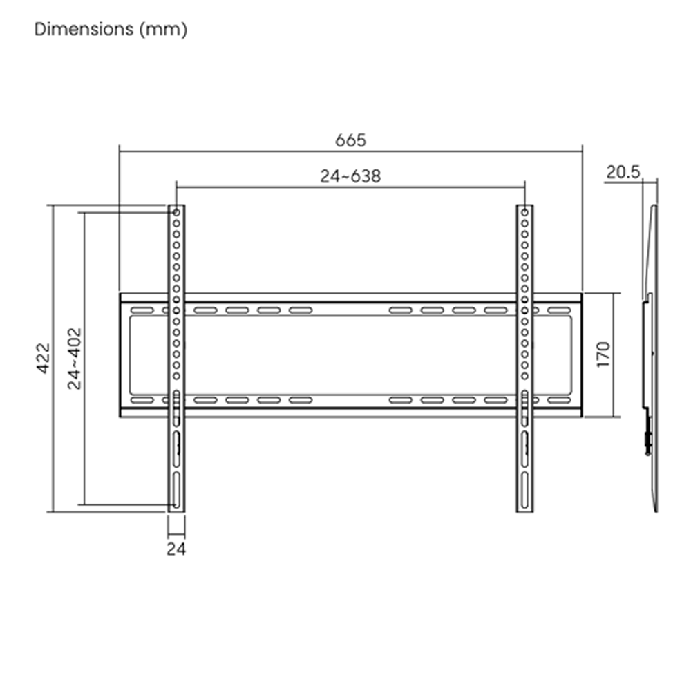 Кронштейн фиксированный ARG KL22G-64F - фото 2