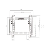Кронштейн Brateck KL37-22T для ТВ и мониторов, 13"-43"  - фото 6