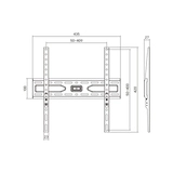 Кронштейн Brateck KL36-44F для ТВ и мониторов, 32"-75"  - фото 4