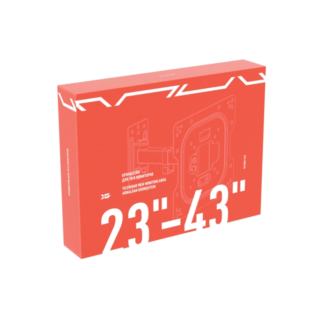 Кронштейн XG FMWA-2343 для ТВ и мониторов 23"-43"  - фото 6
