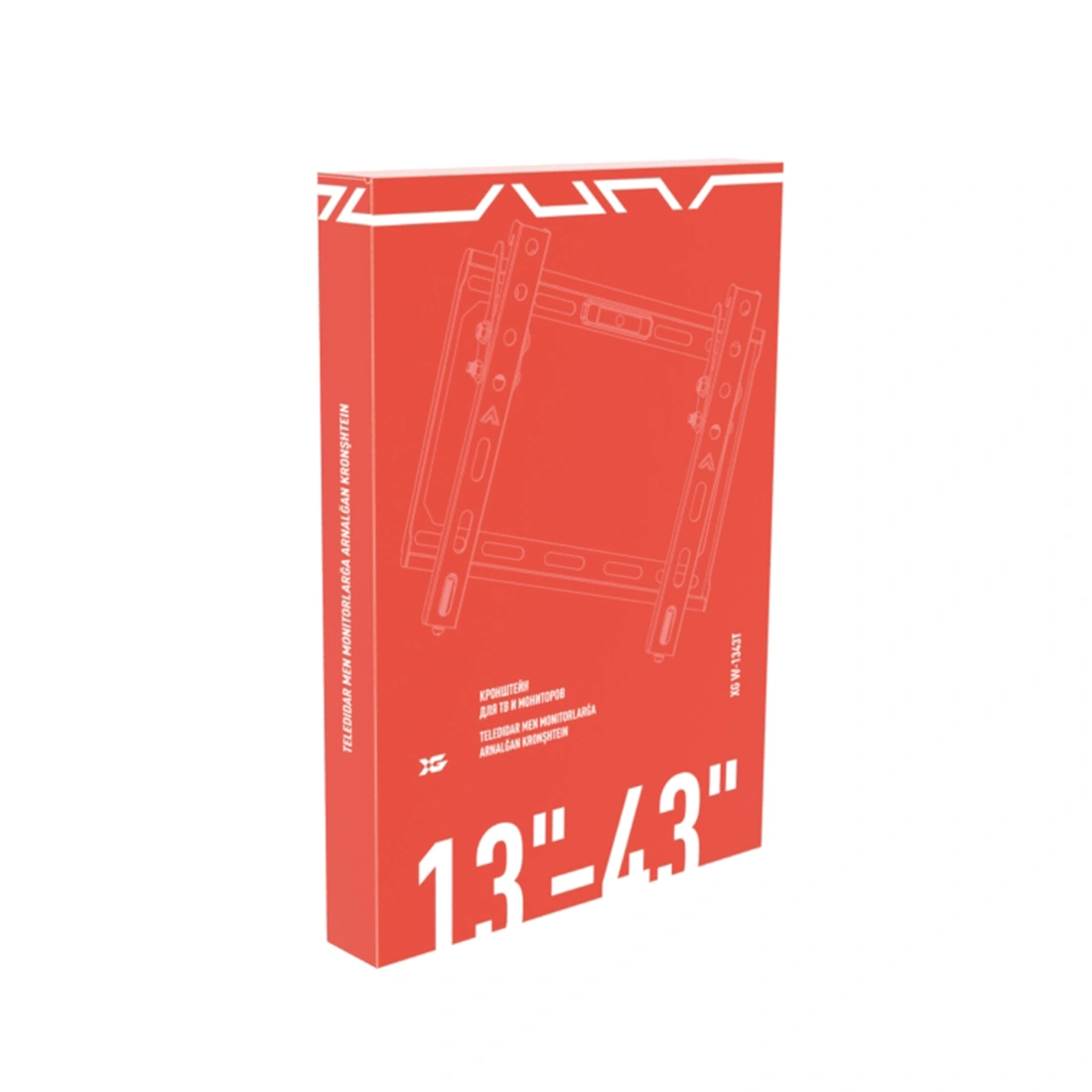Кронштейн XG W-1343T для ТВ и мониторов 13"-43"  - фото 5
