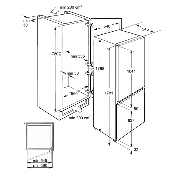 Встраиваемый холодильник Lex RBI 275.21 DF - фото 6