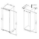 Haier кіріктірілген тоңазытқышы HCL260NFRU - фото 3
