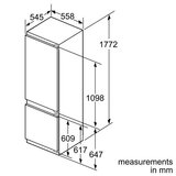 Встраиваемый холодильник Bosch KIS87AF30R белый  - фото 2