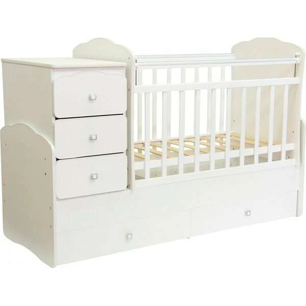 Кроватка-трансформер Фея 2100 (Белый)