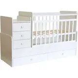 Кроватка-трансформер Фея 1100 (Белый)