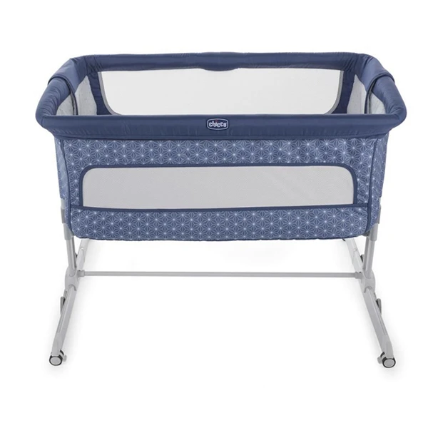 Кроватка-манеж Chicco Next2Me Dream Navy 0м+ - фото 4