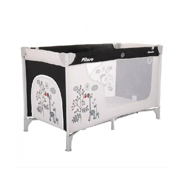 Манеж одноуровневый Pituso Florecita black