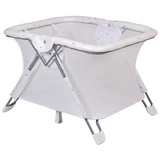 Манеж Polini kids Comfort French Teddy Белый/серый