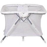 Манеж Polini kids Comfort French Teddy Белый/серый - фото 2