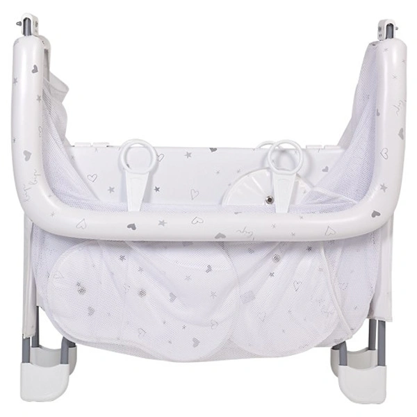 Манеж Polini kids Comfort French Teddy Белый/серый - фото 3