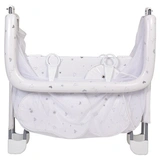 Манеж Polini kids Comfort French Teddy Белый/серый - фото 3