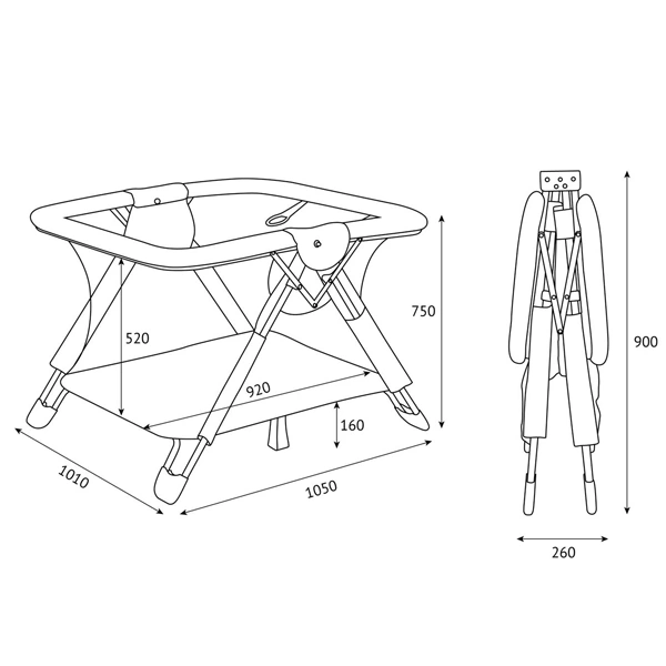 Манеж Фея Книжка Лесные друзья Бежевый - фото 7