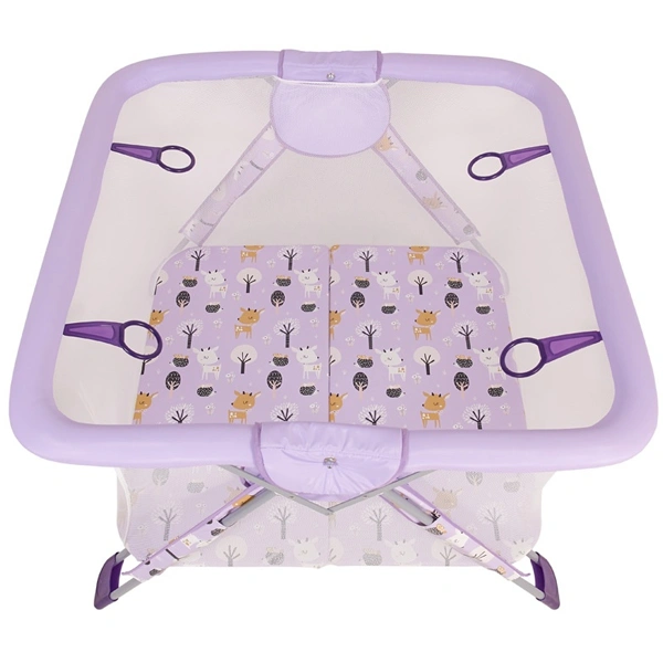 Манеж Фея Книжка Милые оленята Сиреневый - фото 3
