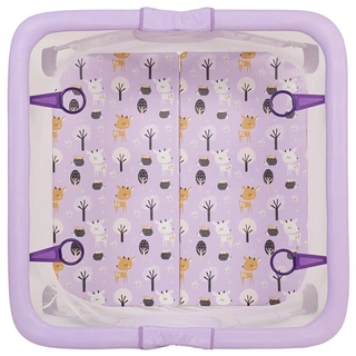 Манеж Фея Книжка Милые оленята Сиреневый