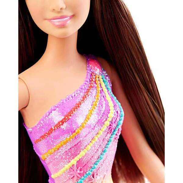 Кукла Mattel Барби Princess Rainbow Doll DHM52 - фото 4