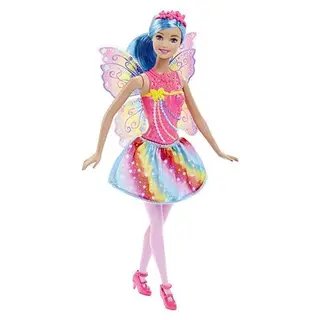 Кукла Mattel Барби Fairy Rainbow Fashion with blue hair DHM56