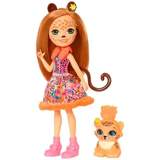 Кукла Чериш Гепарди со зверюшкой Enchantimals Mattel FJJ20