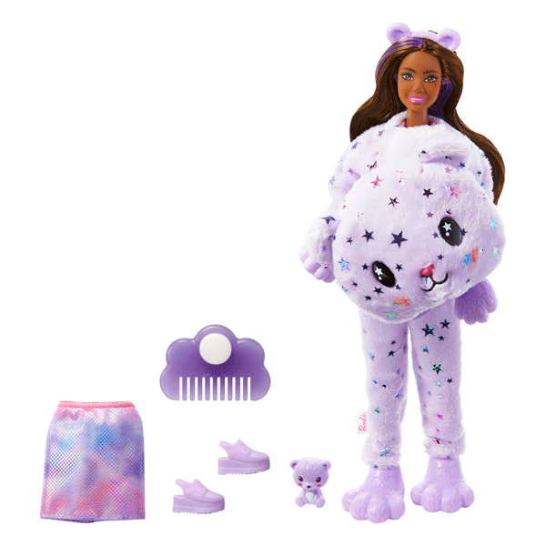 Кукла Barbie HJL57 BRB "Cutie Reveal - медвежонок"