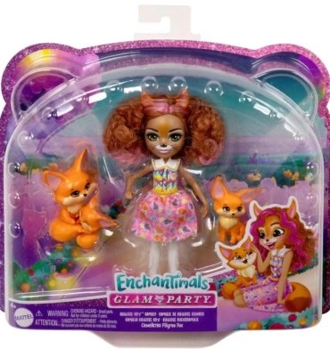 Кукла коллекционная Enchantimals Семейство Filigree Fox Лиса Фенек HNT60, 15 см 