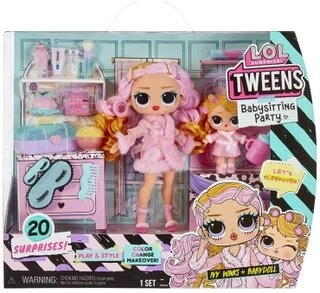 Кукла LOL Tweens Babysitting Sleepover Party 6060012, 18 см 
