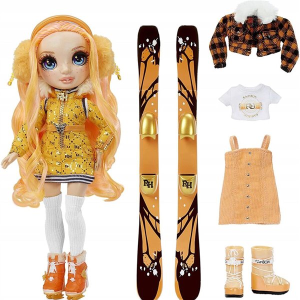Кукла Rainbow High Winter Break Fashion Doll-Poppy Rowan Orange 28см 