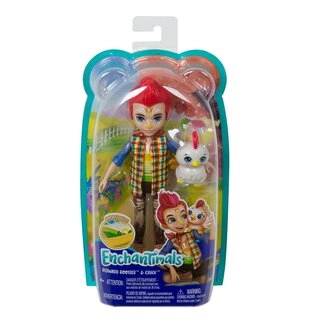 Кукла Mattel Enchantimals со зверюшкой Редворд Рустер с Петушком 15см 