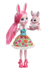 Кукла Mattel Enchantimals Кроля Бри с питомцем зайчиком Твист FXM73  - фото 3