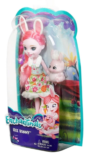 Кукла Mattel Enchantimals Кроля Бри с питомцем зайчиком Твист FXM73  - фото 5