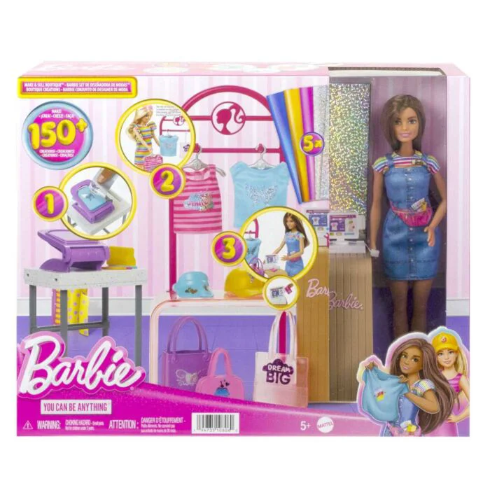 Игровой набор Barbie I Can Be Модный бутик HKT780  Игровой набор Barbie I Can Be Модный бутик HKT780