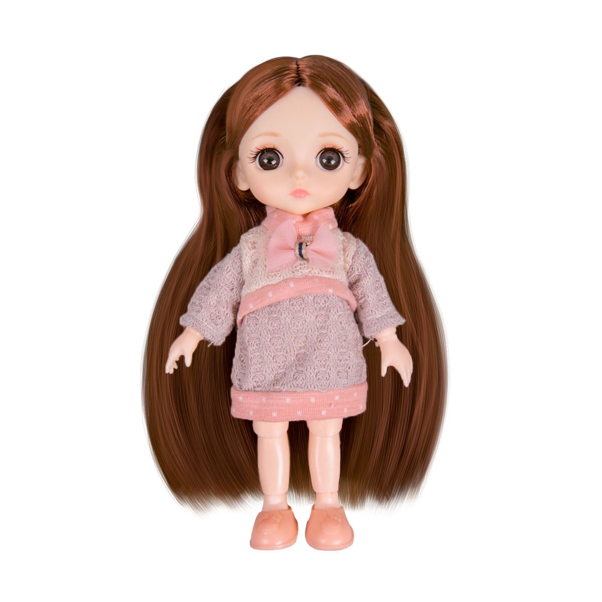 Кукла Sariel Кукла брюнетка в платье с бабочкой 91012-L 