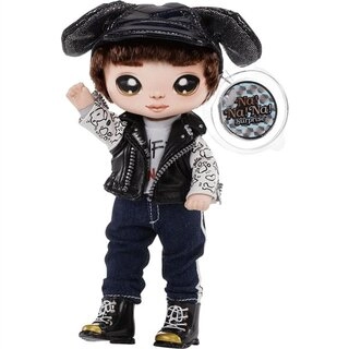 Кукла MGA Entertainment Na! Na! Na! Cюрприз Помпон 2в1 Glam Metallic Maxwell Dane 19см 