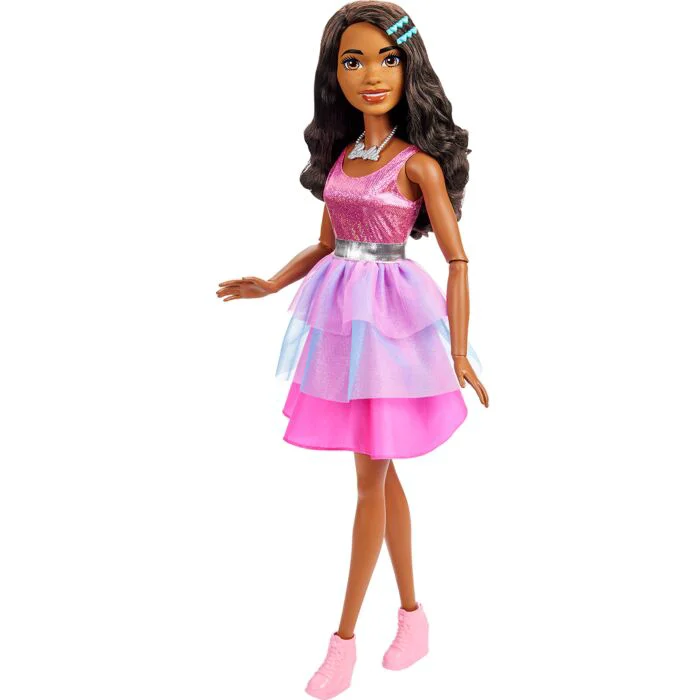 Кукла Barbie My First Barbie Ростовая кукла 70см, брюнетка HJY030  - фото 6