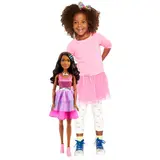 Кукла Barbie My First Barbie Ростовая кукла 70см, брюнетка HJY030  - фото 2