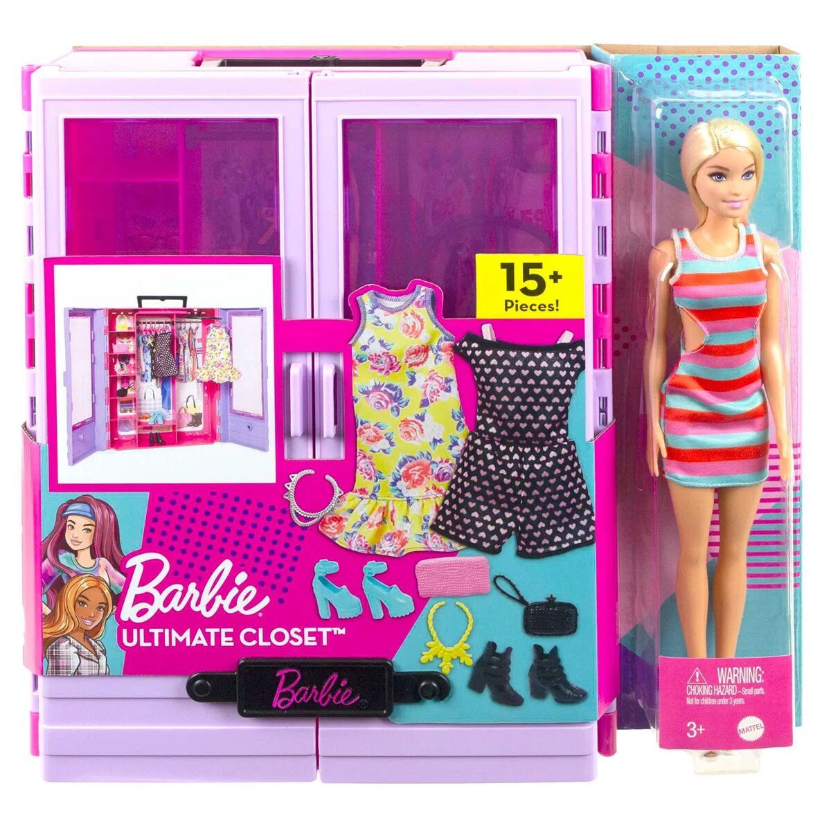 Игровой набор Barbie Fashions & Closets Шкаф с аксессуарами HJL660 