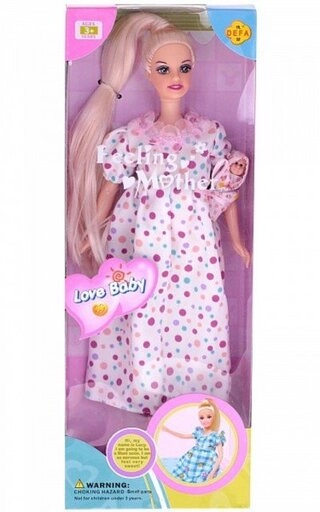 Кукла Defa Lucy 6001 беременная с ребенком 