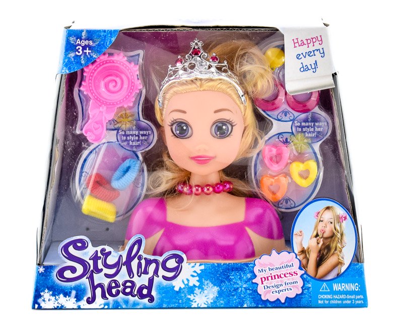 Кукла Голова для моделирования причесок B369-30 