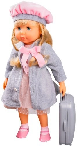 Пупс Bayer Dolls ШАРЛИН В ПУТЕШЕСТВИИ, 46 СМ 94635AX 94635AX, 17 см 