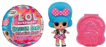 Кукла-сюрприз LOL squish sand magic hair 42174, 8 см аксессуары в комплекте 