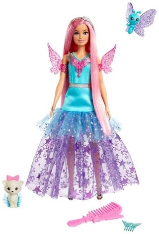 Кукла-модель Barbie Dreamtopia. Touch of Magic. Малибу JCW480, 30 см 