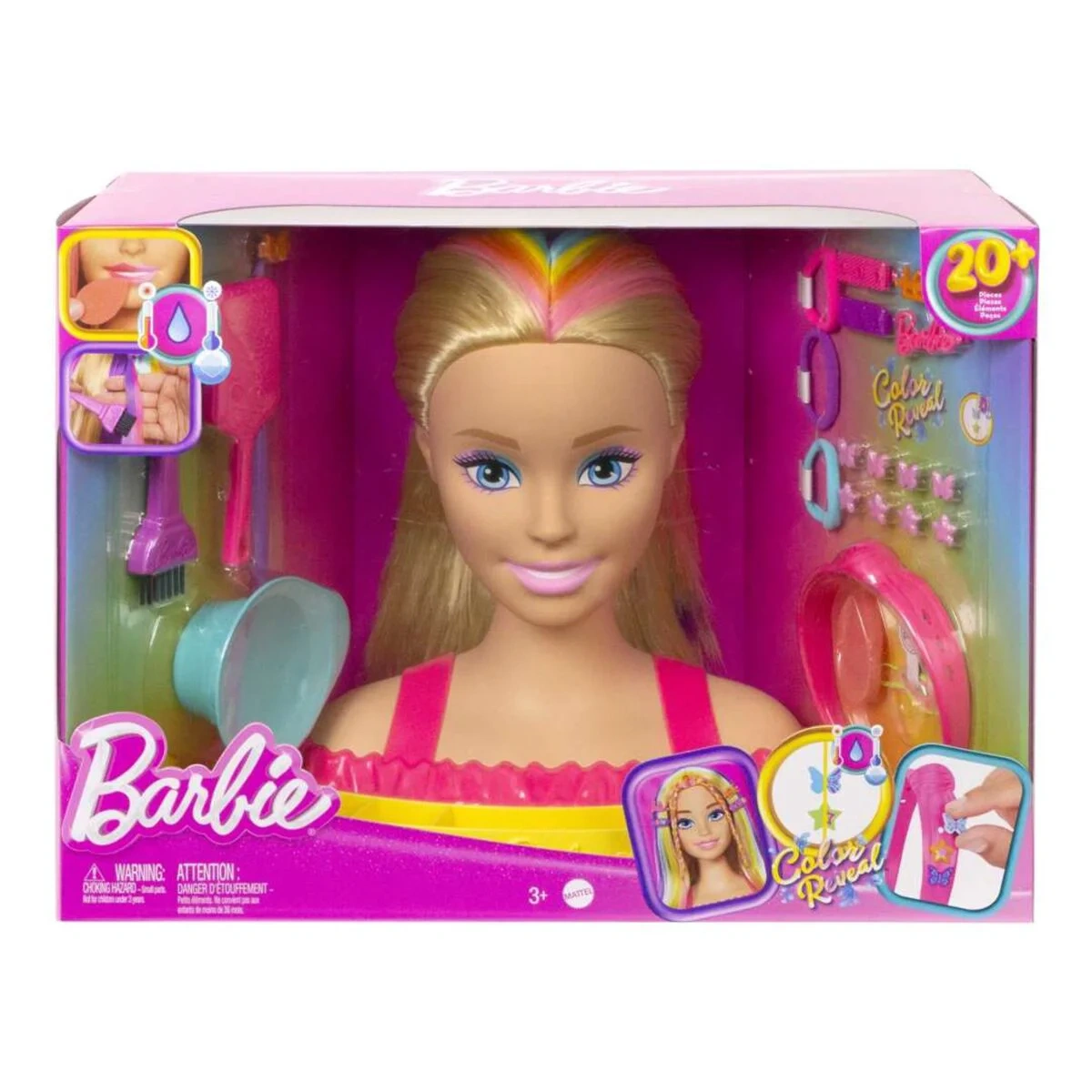 Кукла Barbie My First Barbie Манекен для причесок Делюкс блондинка HMD780 