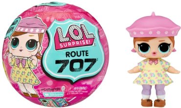 Кукла-сюрприз G.L.O.W Route 707 №2 42173, 8 см 