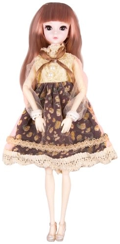 Кукла-модель Sariel Кукла в винтажном платье 7762-1, 29 см 