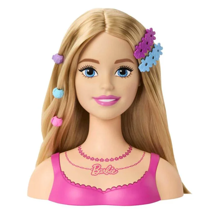 Кукла Barbie My First Barbie Манекен для причесок блондинка HMD880  - фото 4