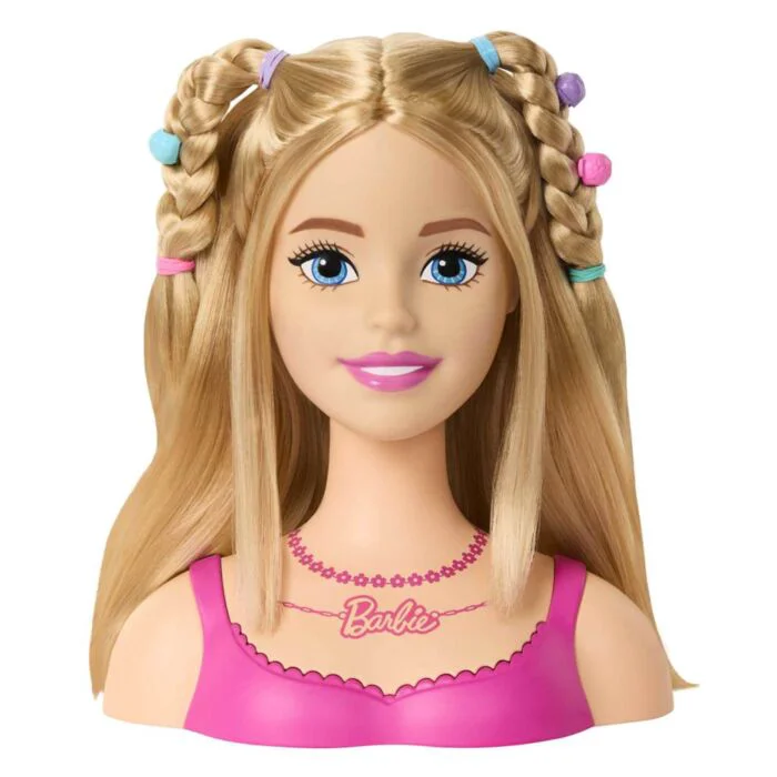 Кукла Barbie My First Barbie Манекен для причесок блондинка HMD880  - фото 5