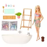 Игровой набор Barbie Self-Care Блондинка с ванной HKT920  - фото 4