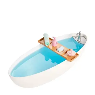 Игровой набор Barbie Self-Care Блондинка с ванной HKT920  - фото 2